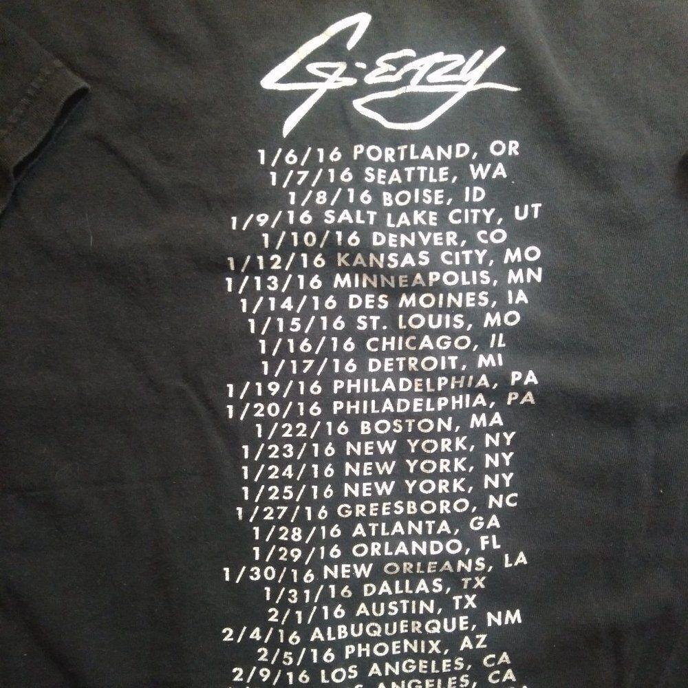 G-Eazy When It's Dark Out Tour 2016 T-Shirt - Picture 6 of 6